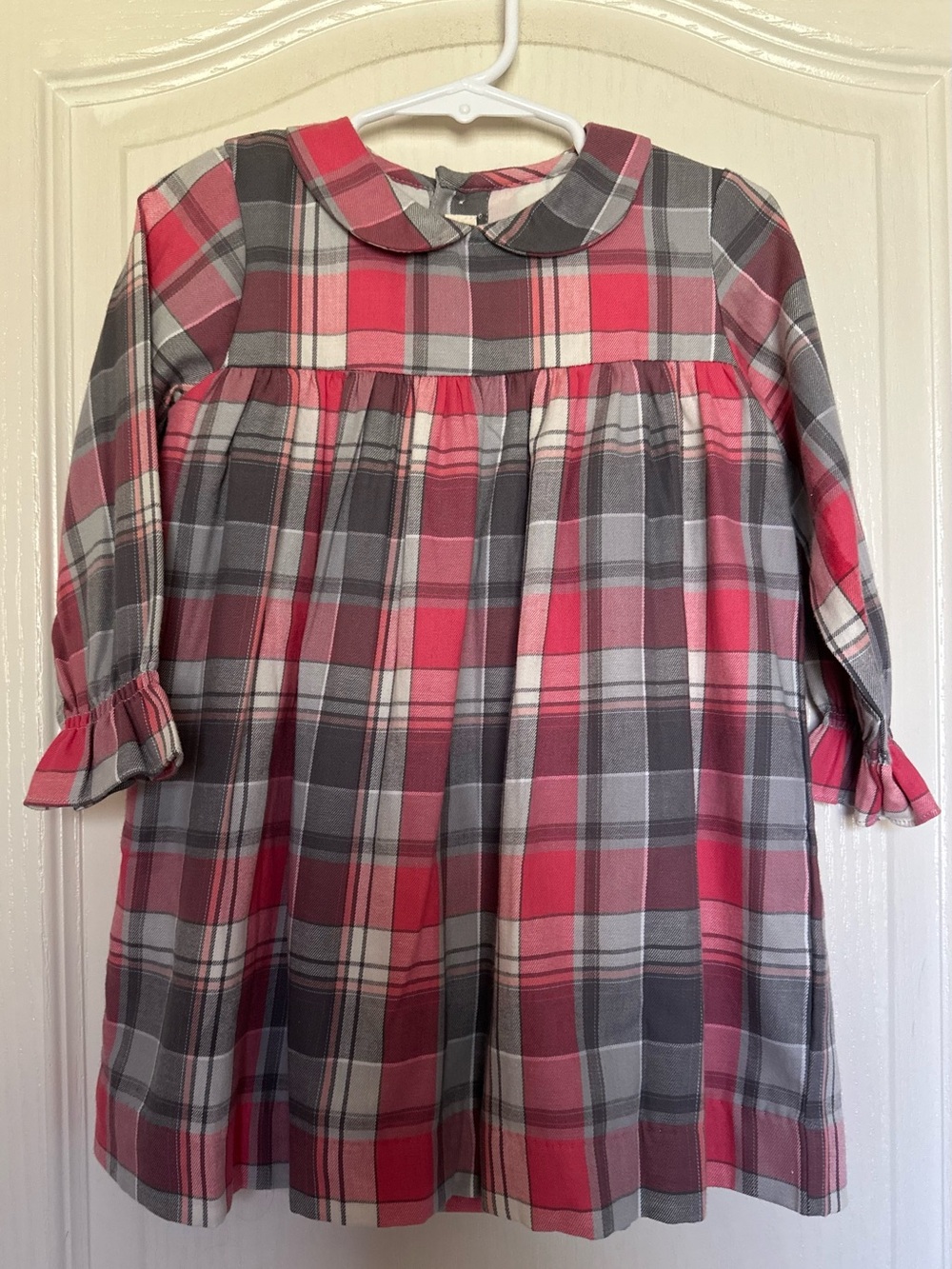 Neck & Neck Girls Plaid Holiday Dress 2–3Y